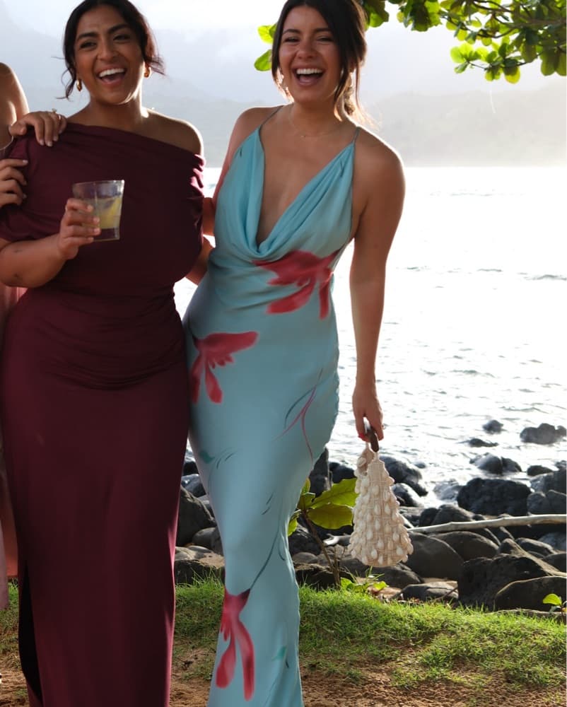 Vibrant Tropical Maxi Dress - Image 3