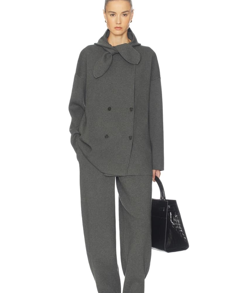 Else Knit Jacket In Grey Helsa - Image 3