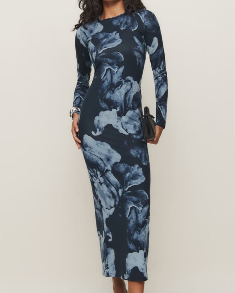 Reformation Tommie Long Sleeve Dress - Image 2