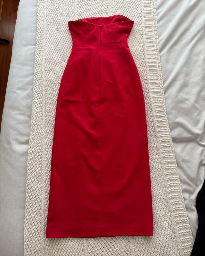 Red Midi Dress - Image 2