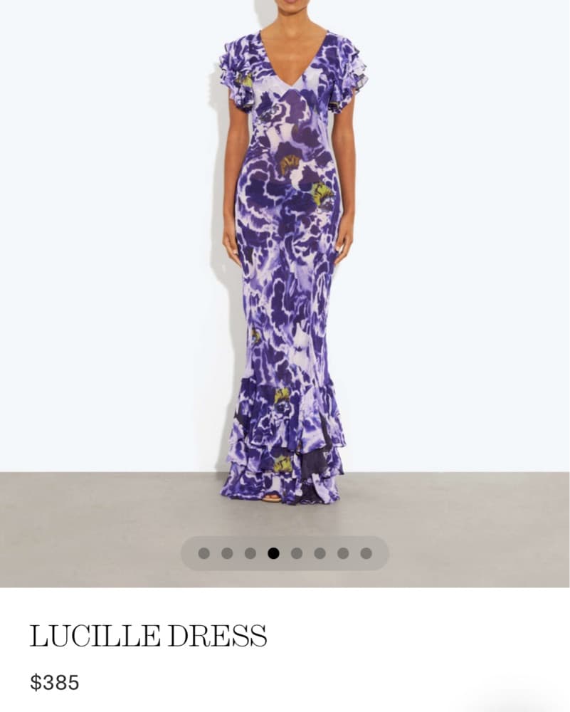 Rat and Boa Purple Lucille Dress - Image 3