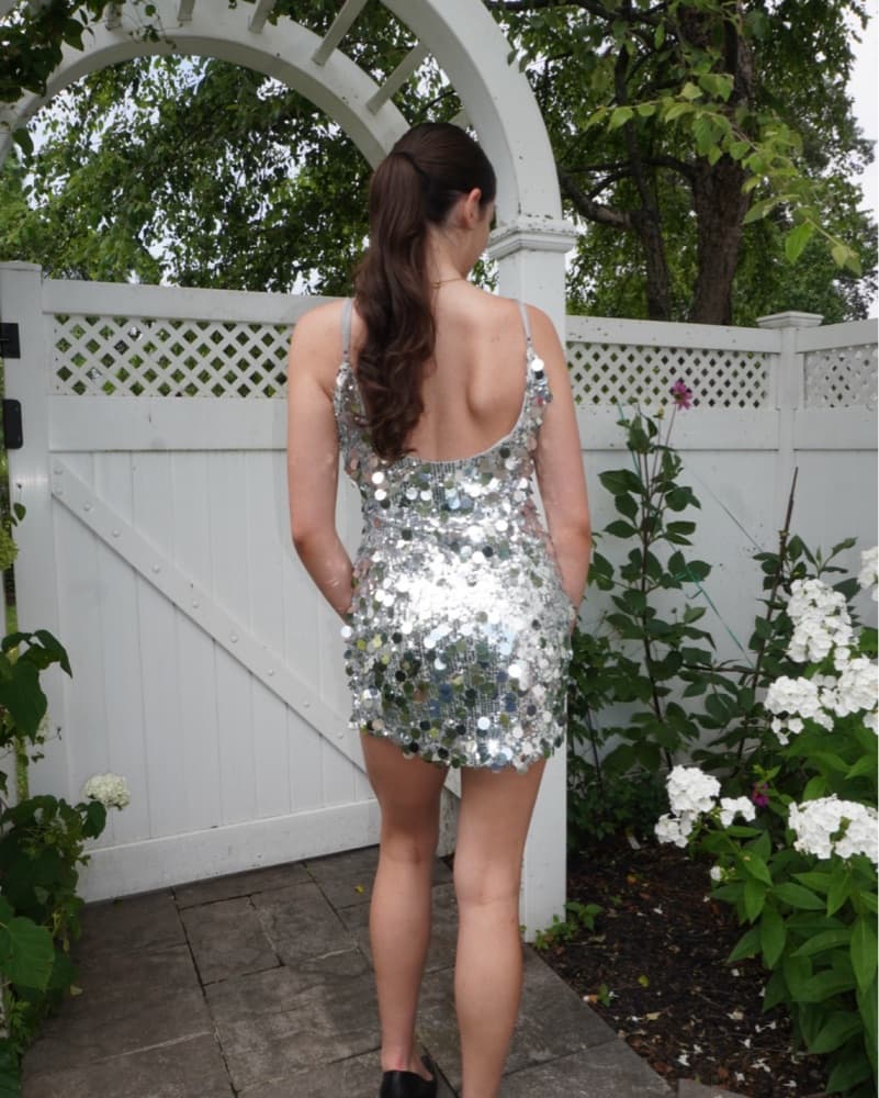 Chrome Sparkle Dress - Image 3