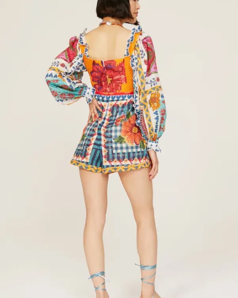Farm Rio Summer Vibe Romper - Image 4