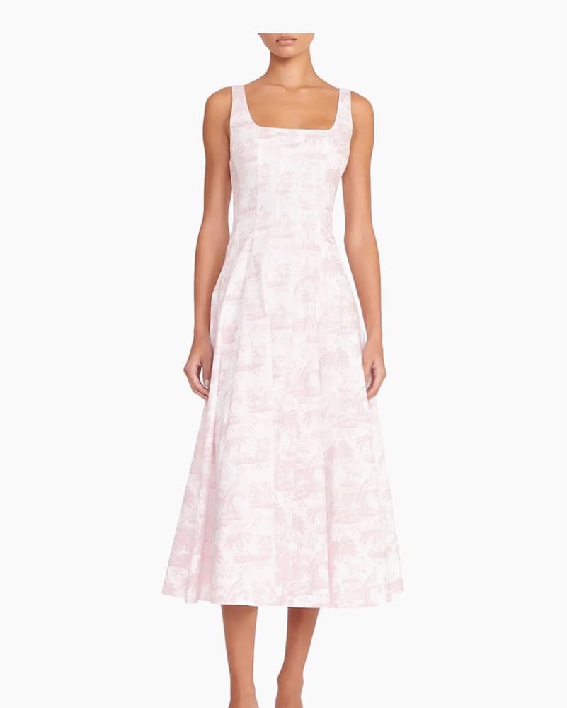 Staus Baby Pink Midi Dress - Image 4