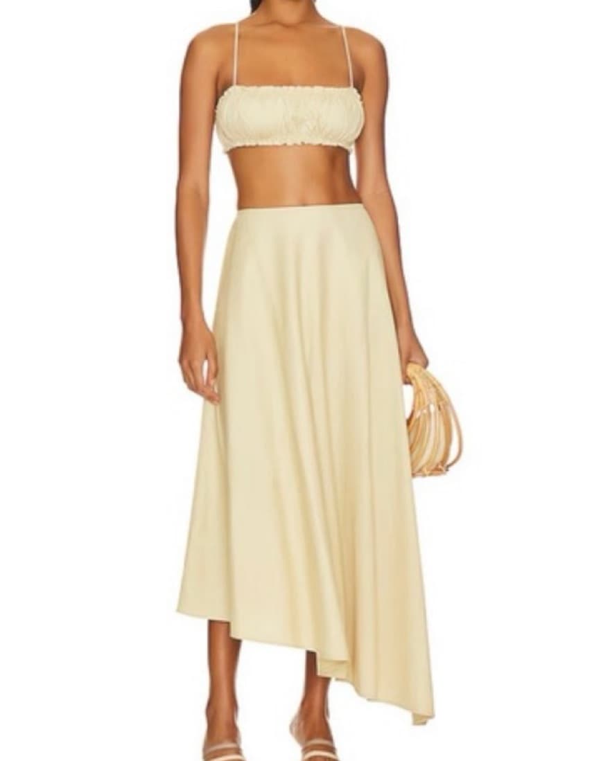 Weworewhat Crop Top and Midi Skirt Set - Image 2