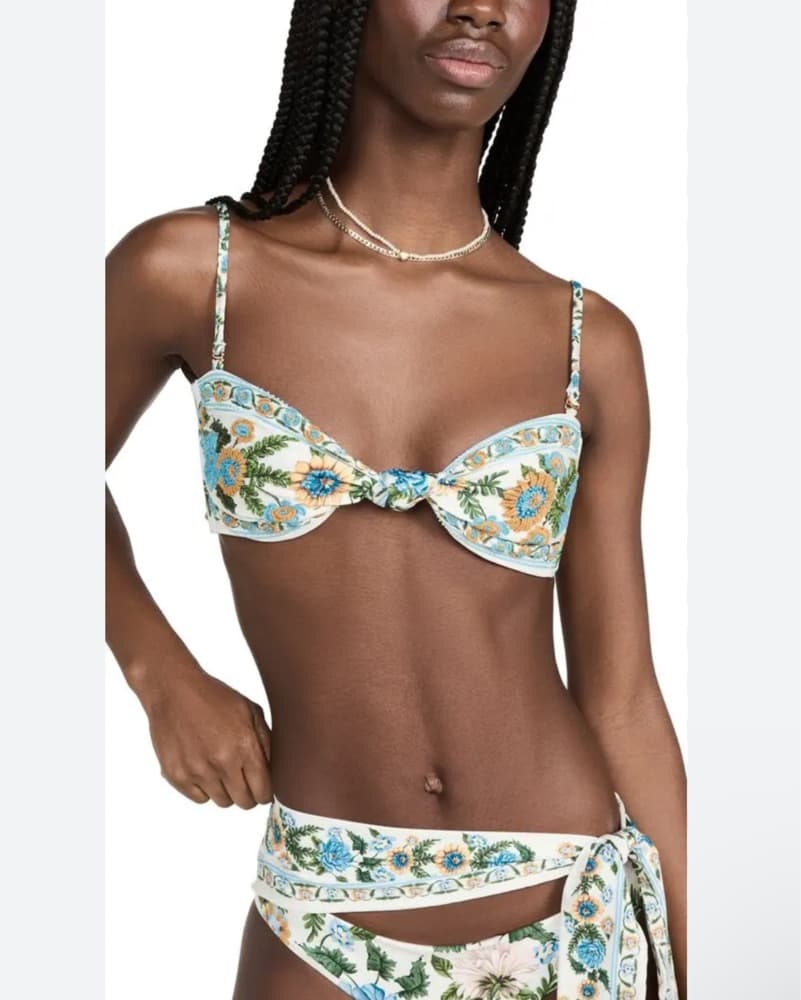 Agua Bendita Floral Print Bikini Set - Image 3