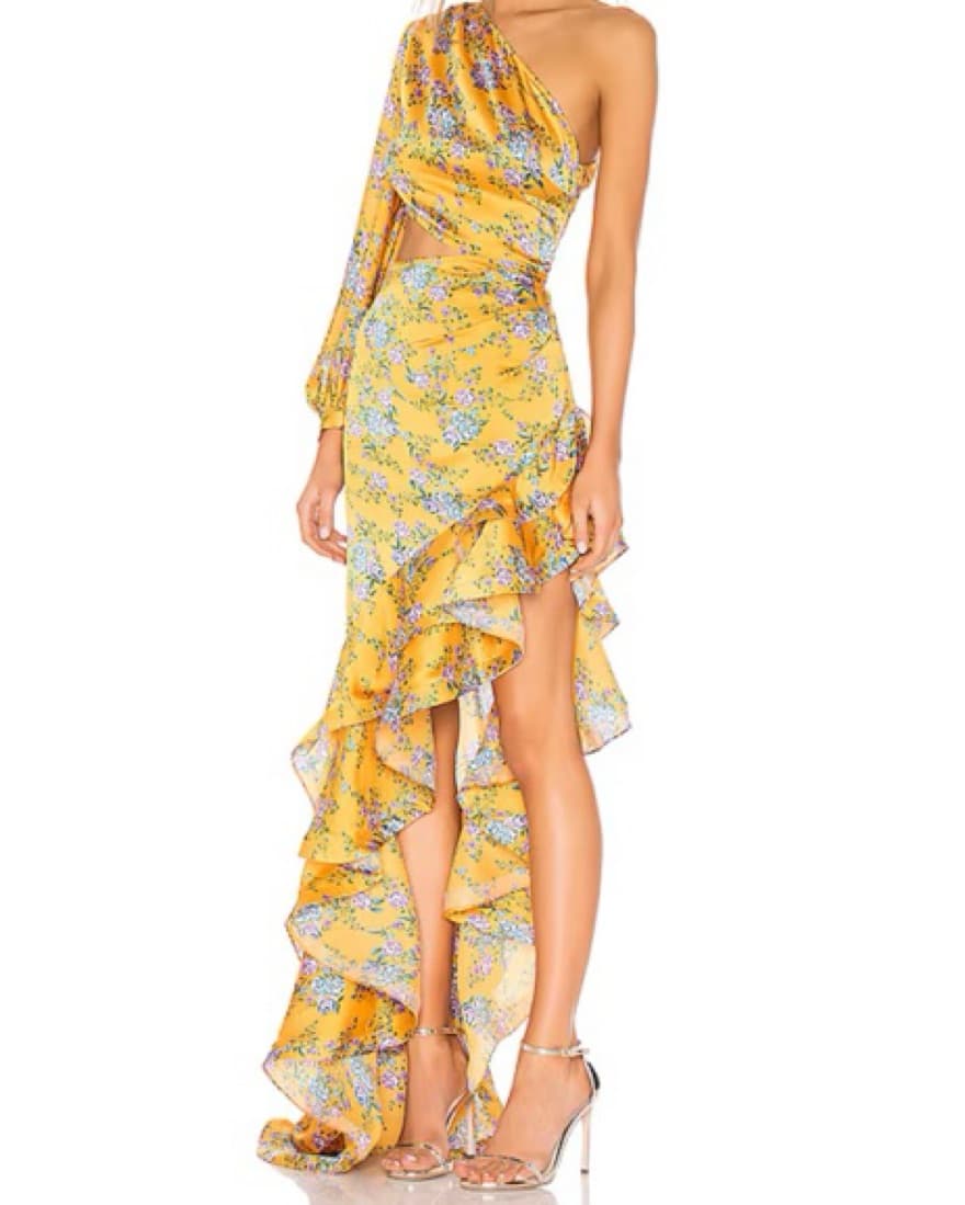 Bronx and Banco Hanna One-Shoulder Gown - Image 5