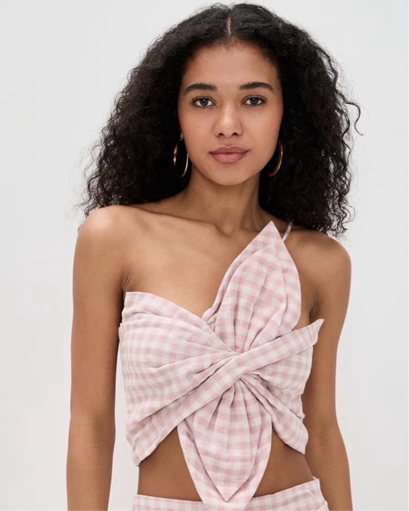 JBQ Spring Matching Set in Pink Check - Image 2