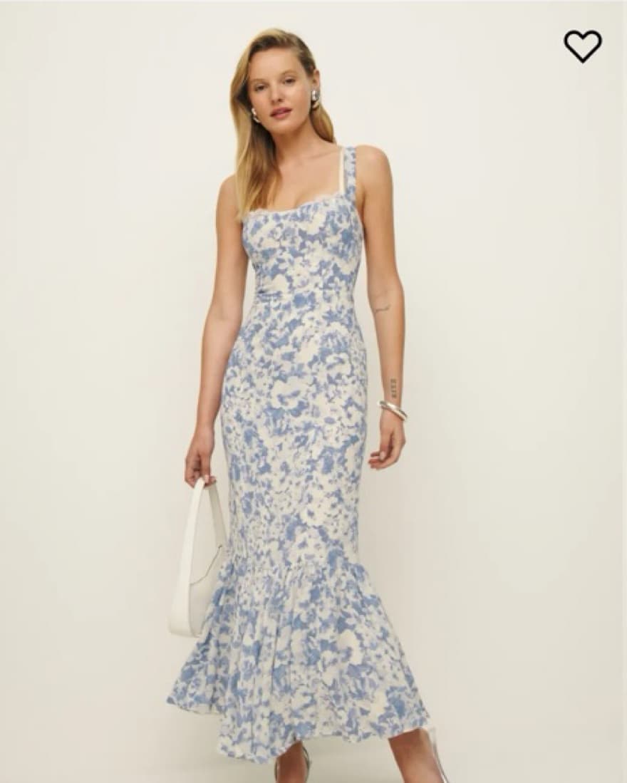 Reformation Blue And White Floral - Image 2