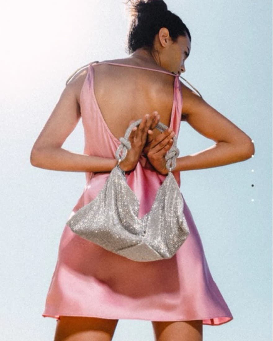 Cult Gaia Hera Mini Rhinestone Bag  - Image 5