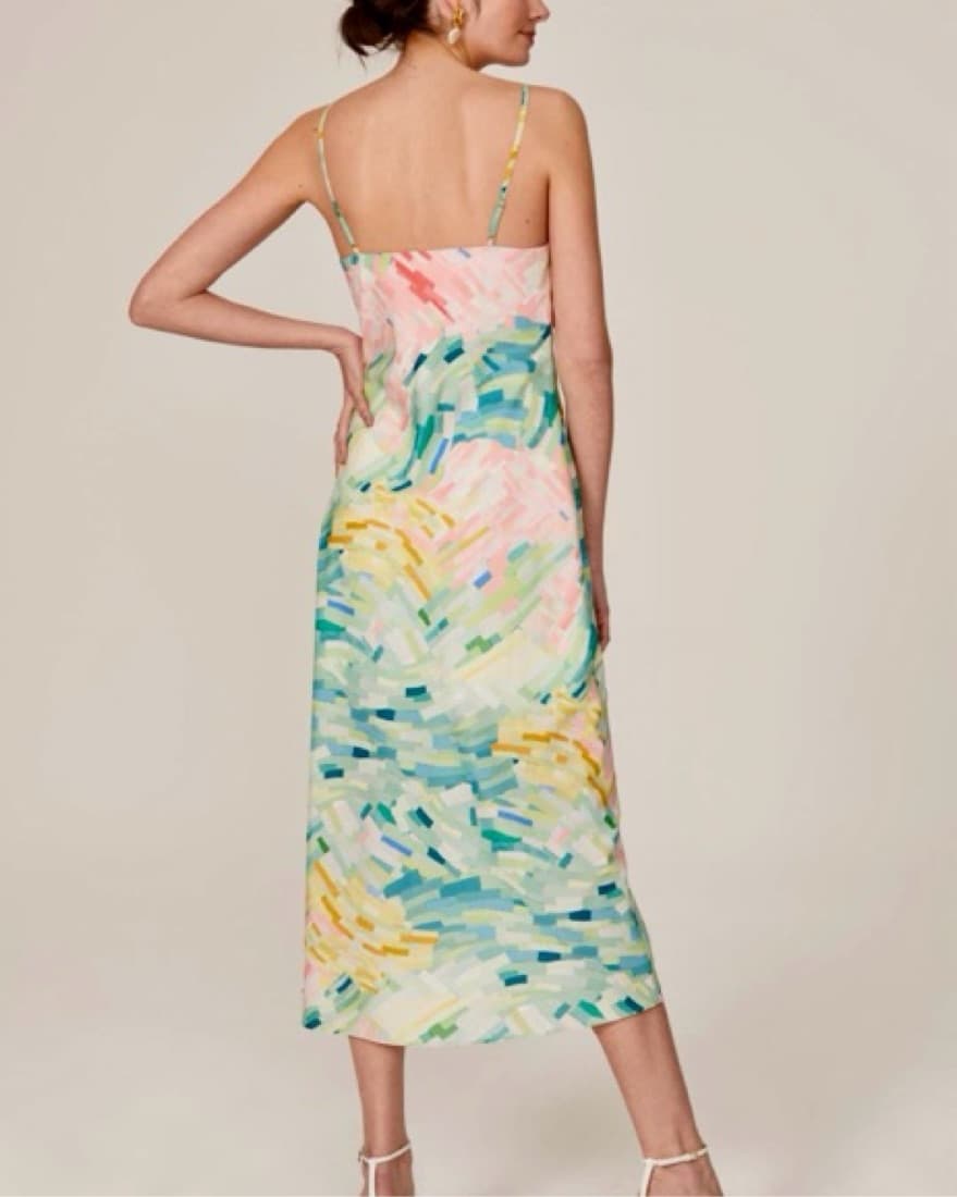 Watercolor Midi Dress - Image 2