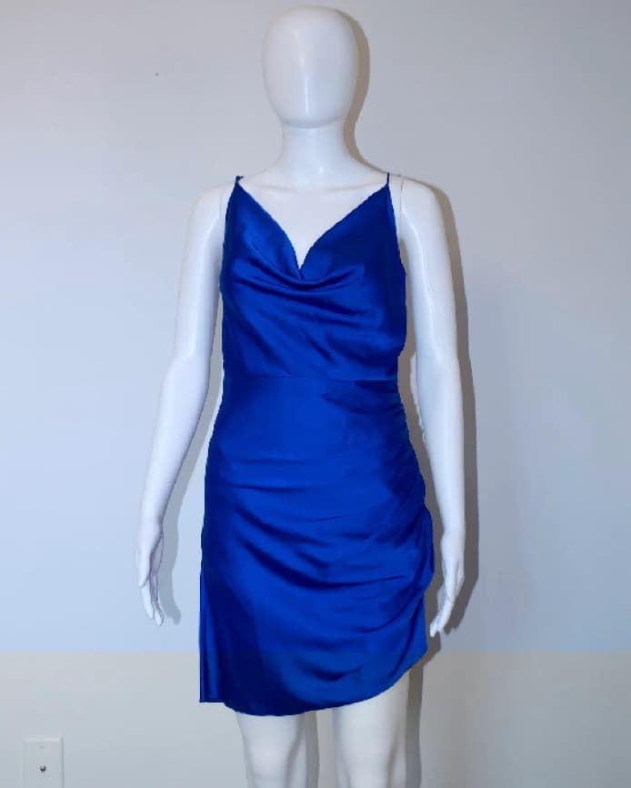 Aiifos One Shoulder Mini Dress - Image 1