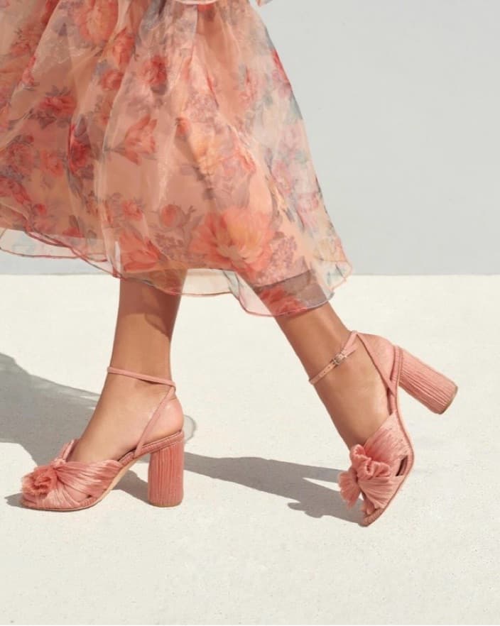 Pink Loeffler Randall Bow Heel - Image 4
