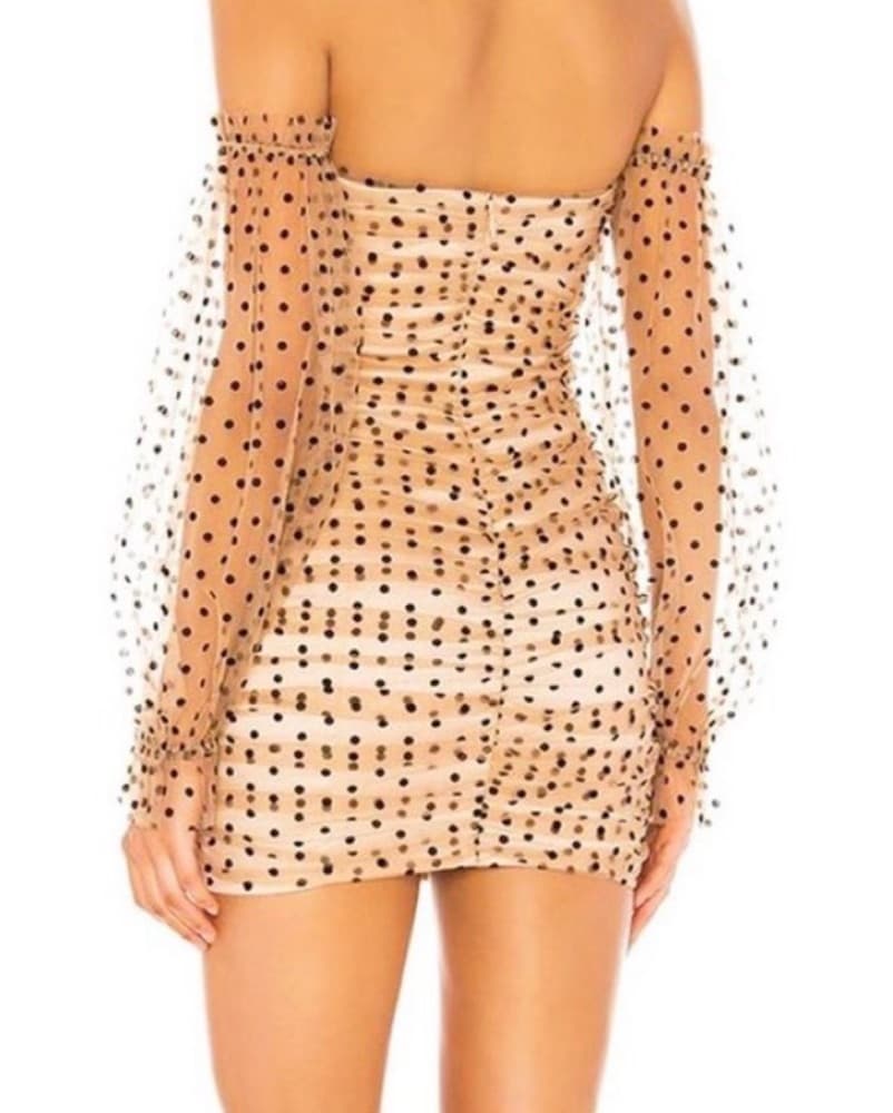 Majorelle Secrets Dress Polka Dot Sheer - Image 2