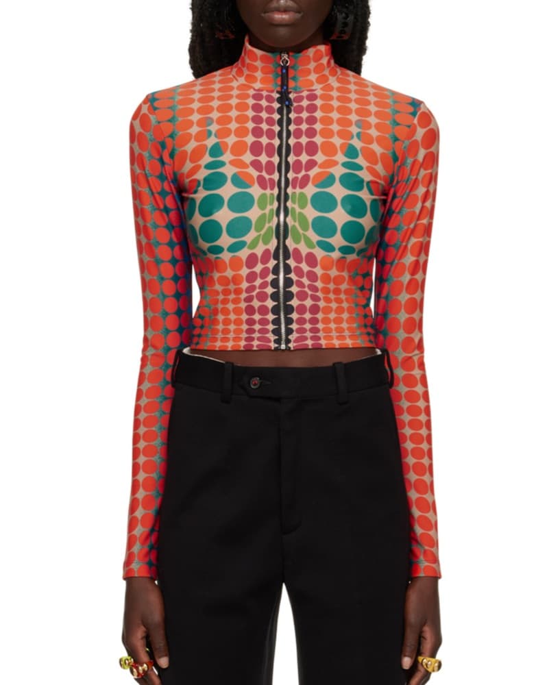 Jean Paul Gaultier Zip Up Top - Image 1