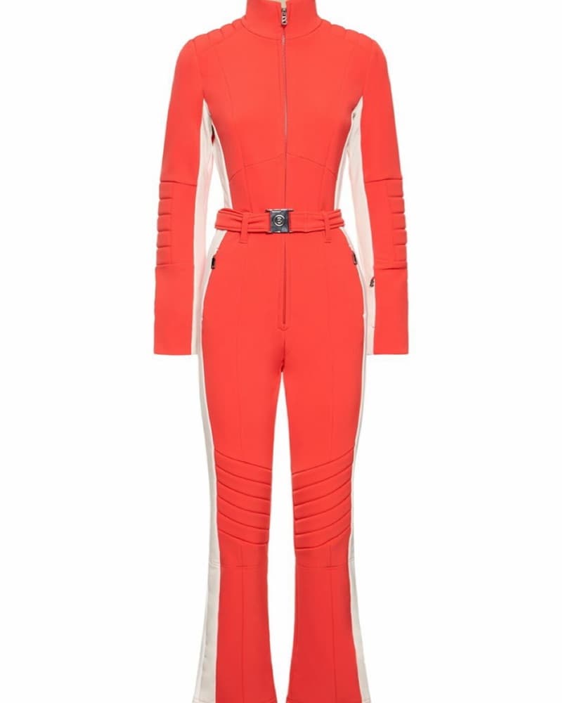 Bogner Orange One-Piece Ski Suit - Image 3
