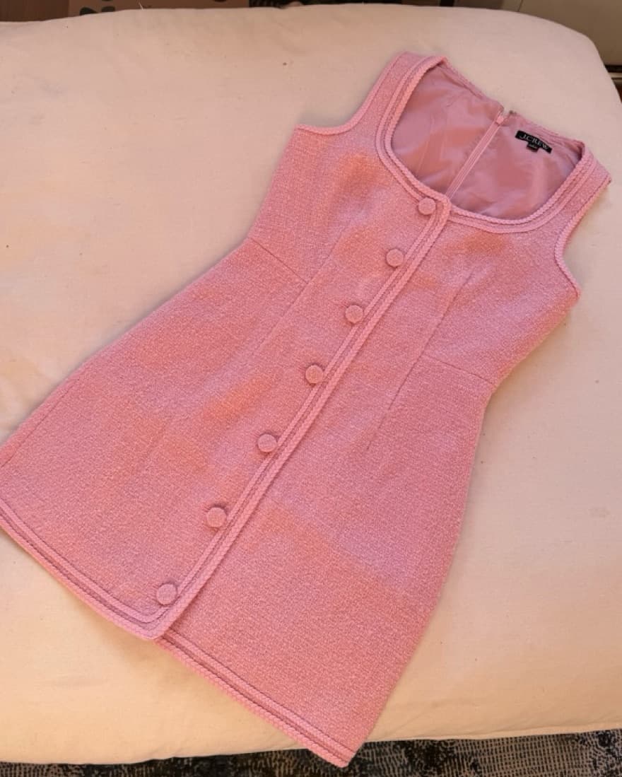  Tweed Mini Dress - Image 3