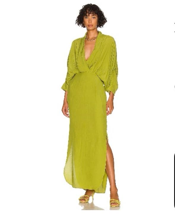 Vibrant Lime Maxi Dress - Image 2