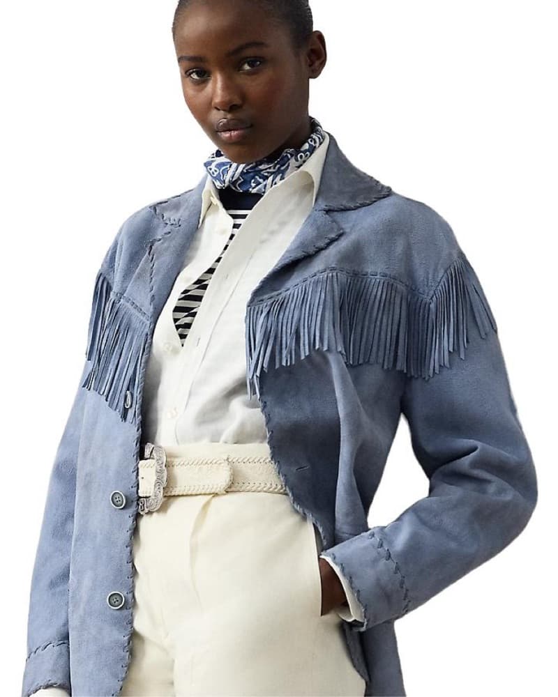 Ralph Lauren Suede Fringe Jacket (2) - Image 4