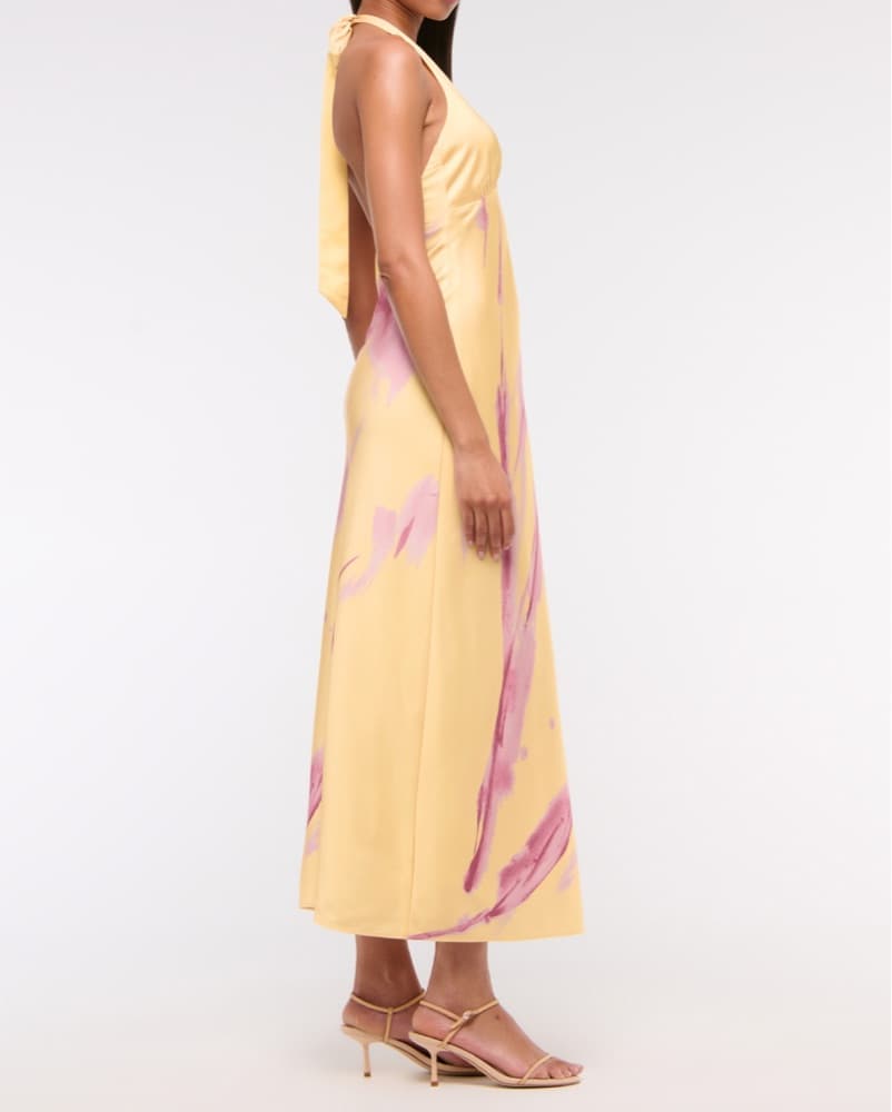 Slip Halter Maxi Dress - Image 2