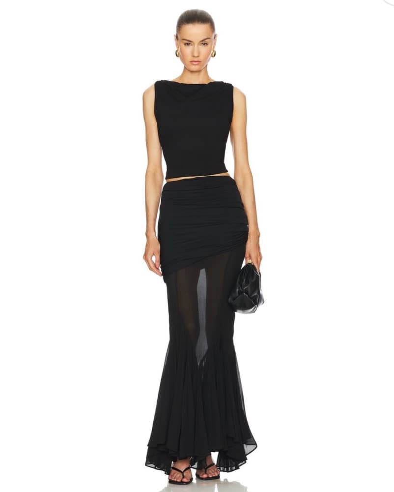 L'Academie Marianna Margaux Maxi Skirt - Image 1