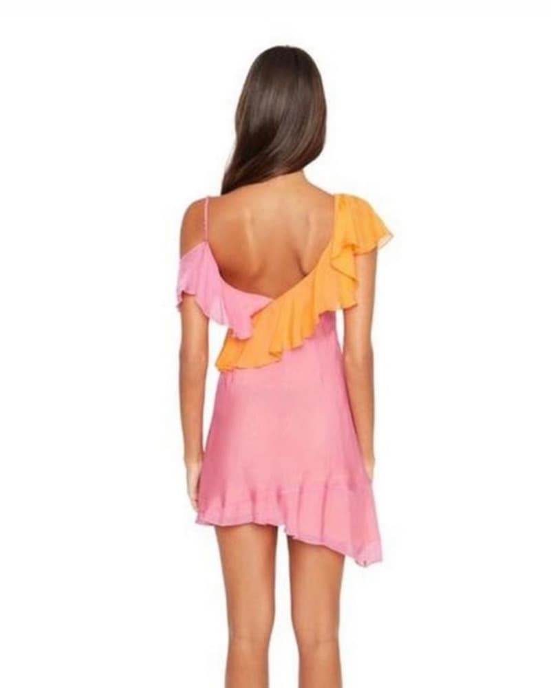 Danielle Guizio Pink And Orange Dress  - Image 2
