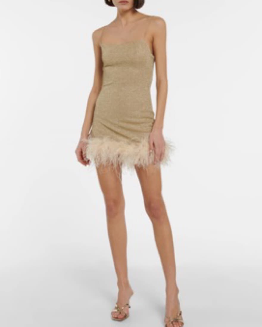 OSÉREE Lumiere Plumage Mini Dress - Image 1