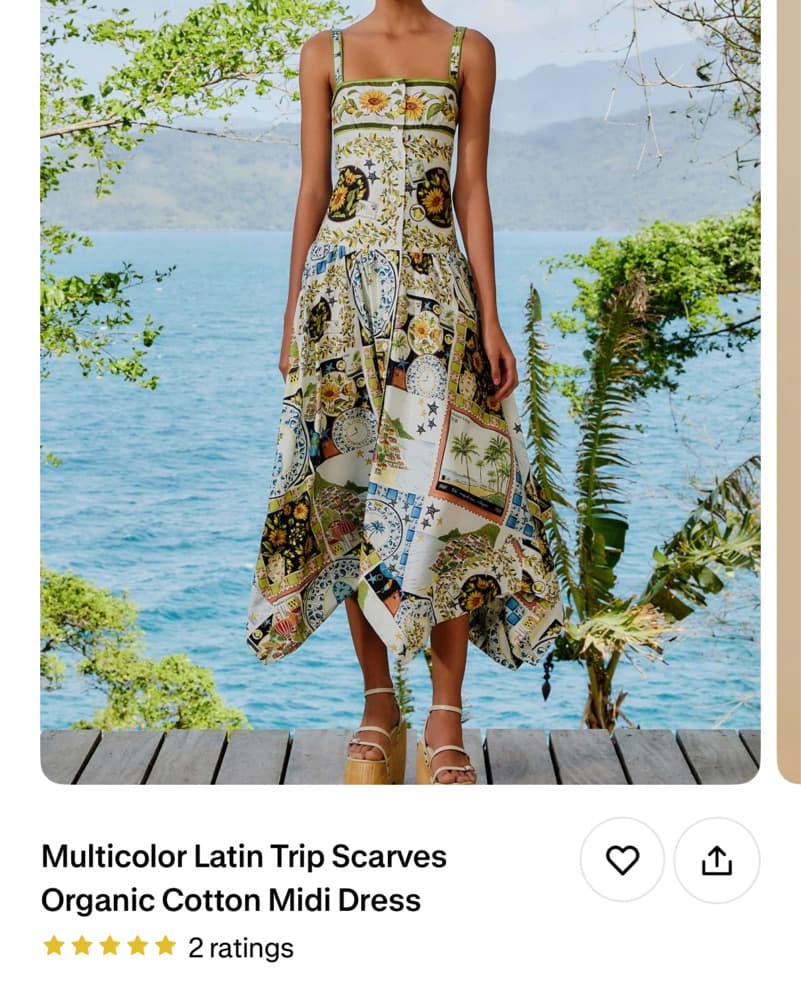 Farm Rio Patchwork Dress - Image 1