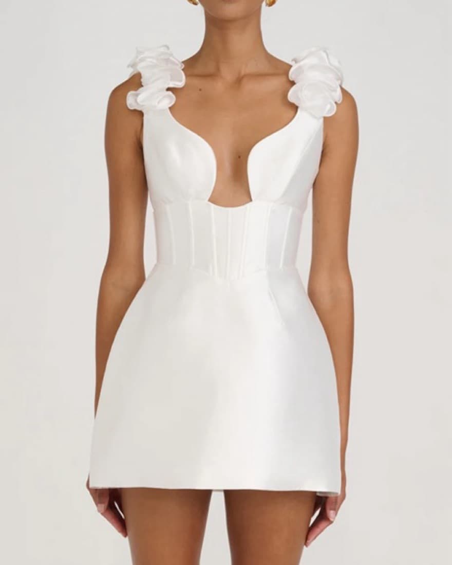 TARIA DRESS | WHITE - Eliya The Label - Image 1