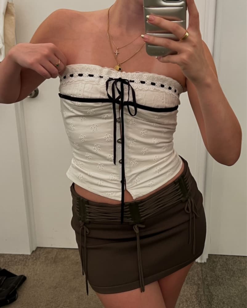 With Jean Drew Mini Skirt - Image 2