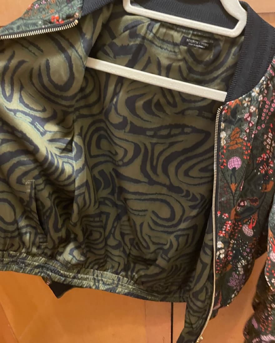 Reversible Silk Bomber - Image 2