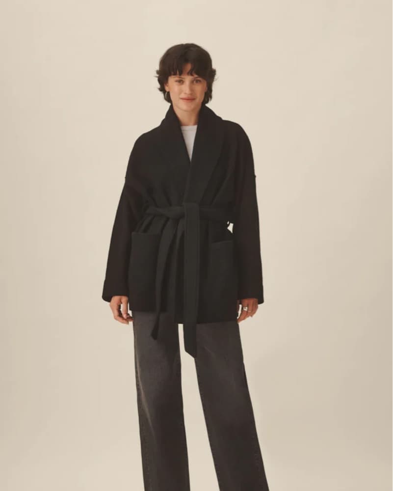 Buck Mason Wool Wrap Jacket - Image 1