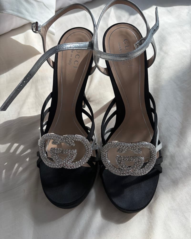Glamorous Gucci Embellished Heels - Image 4