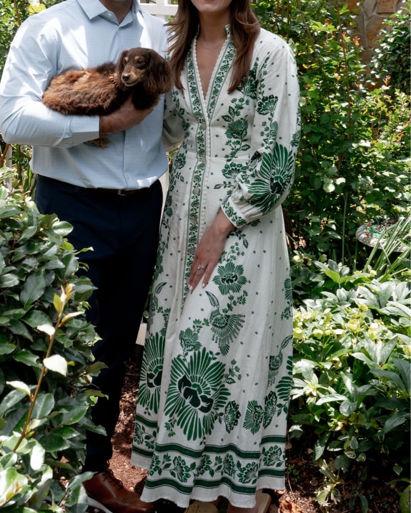 Farm Rio Green And White Maxi Dress - Image 4