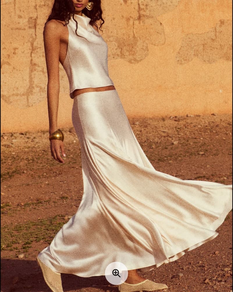 Reformation Silk Two Piece Set - Image 3