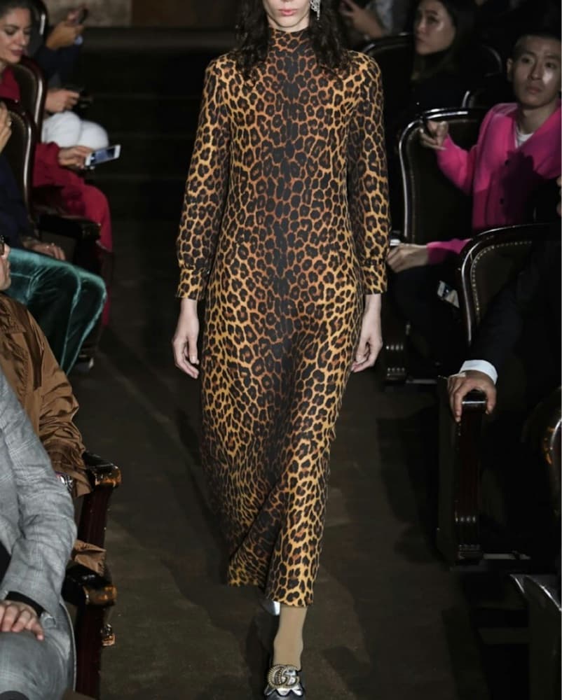 GUCCI RUNWAY Spring 2019 Cheetah Dress - Image 5