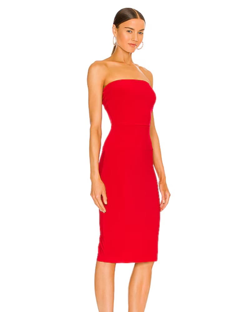 REVOLVE Strapless Dress to Knee Dress in - Image 3
