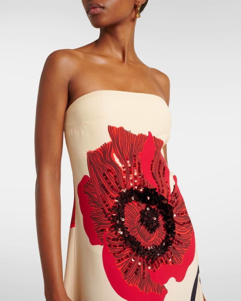 Johanna Ortiz Embellished Silk Gown - Image 2