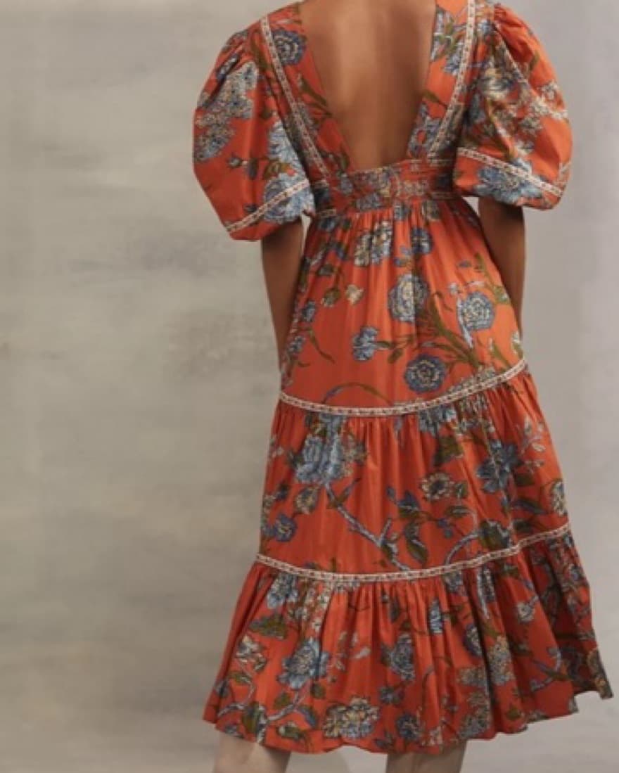 Love The Label Orange Hydranga Maxi S - Image 2