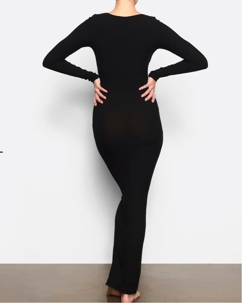 Soldout Skims Long Sleeve Dress Black - Image 3