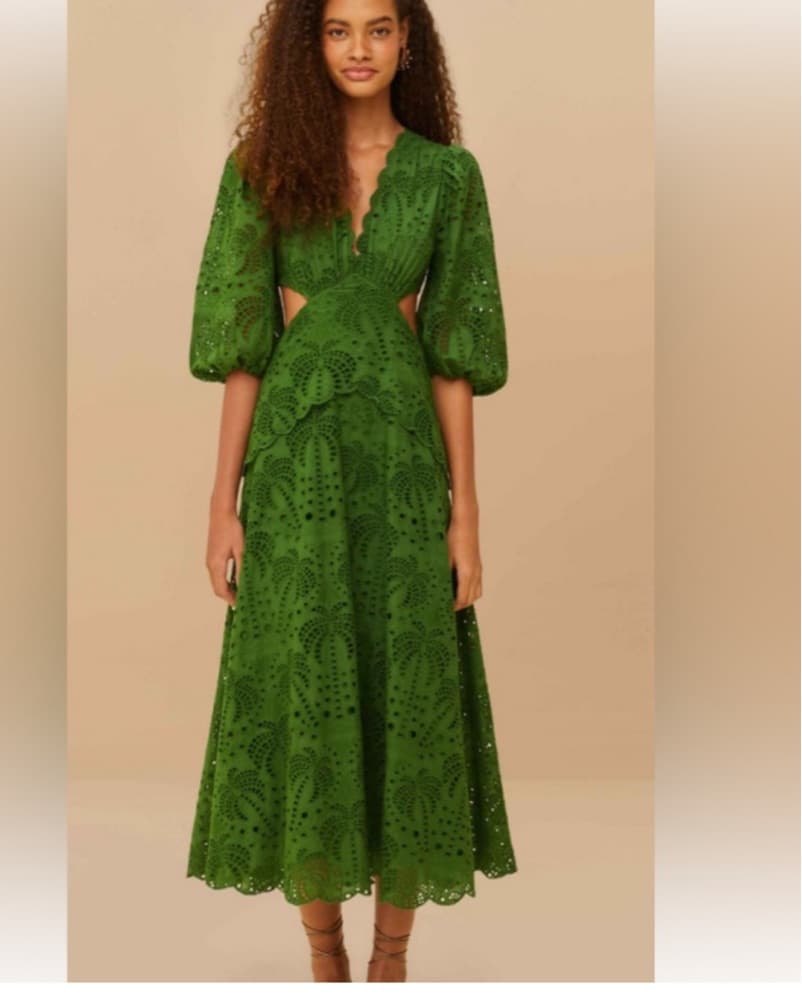 Farm Rio Lace Maxi Dress - Image 3