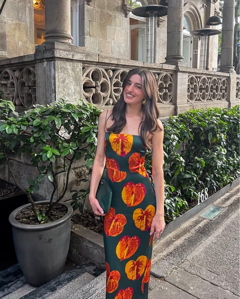 Frankie Dress Calla Lily Print - Image 1