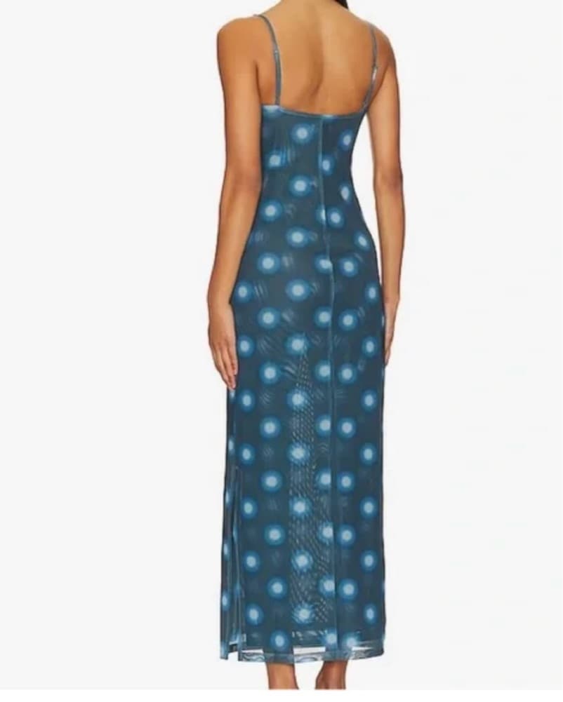 Miaou Thais Blue Maxi Dress - Image 2