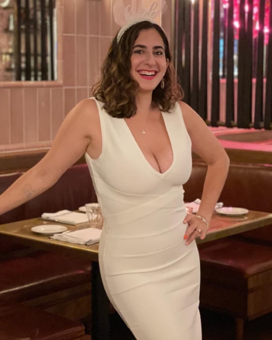 Bebe White Midi BodyCon Dress - Image 1