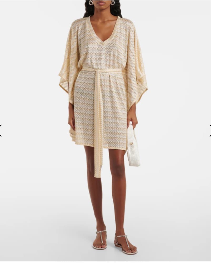 Melissa Odabash Lame Beach Coverup - Image 2