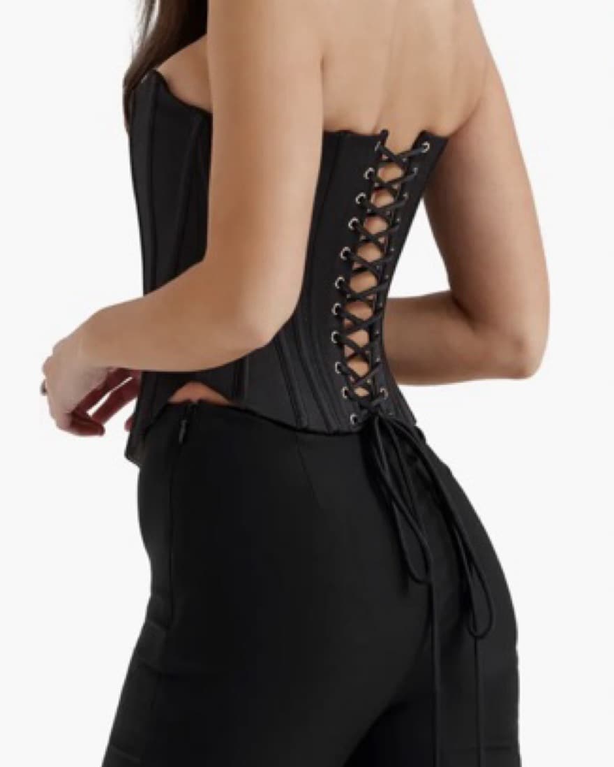 HOUSE OF CB Genevieve Strapless Satin Co - Image 2
