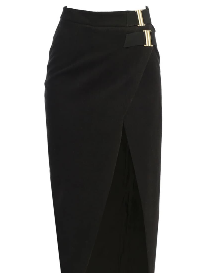 Black Slit Skirt - Image 2