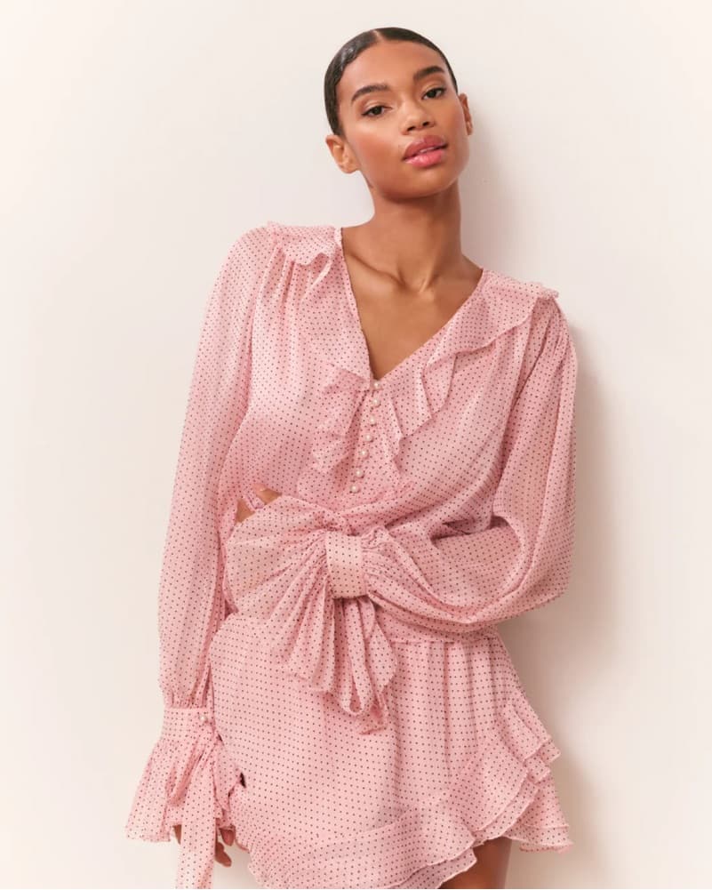 Love Shack Fancy Polka Dot Top - Image 2