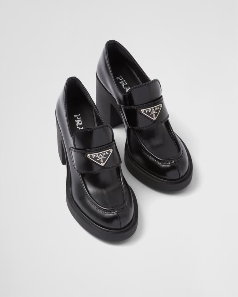 $1,300 Black Prada Heeled Mules - Image 1
