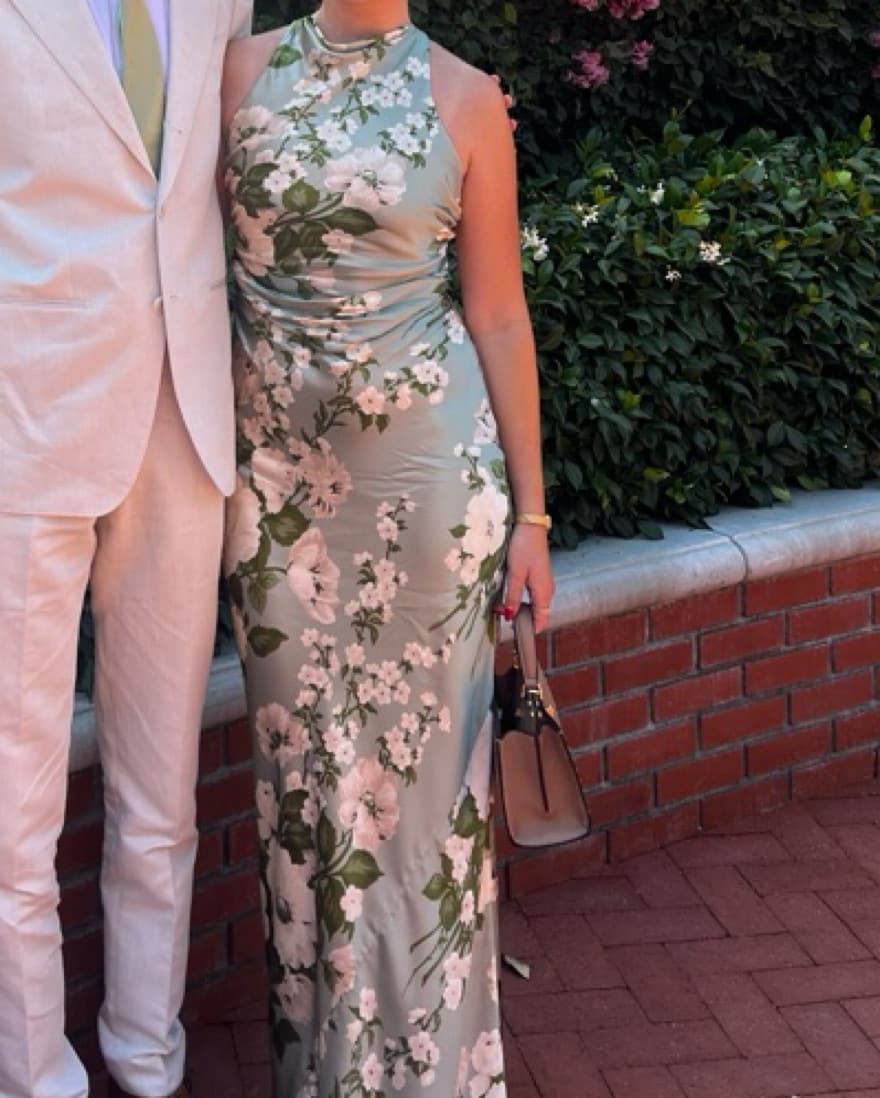 Reformation Silk Maxi Dress - Image 3